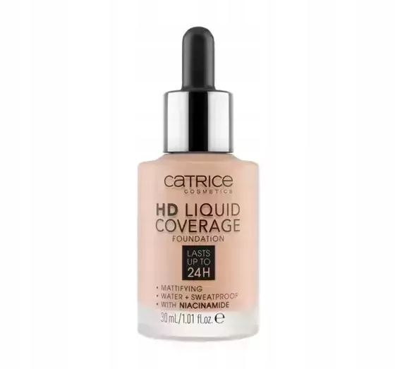catrice hd liquid coverage podkład 020 rose beige