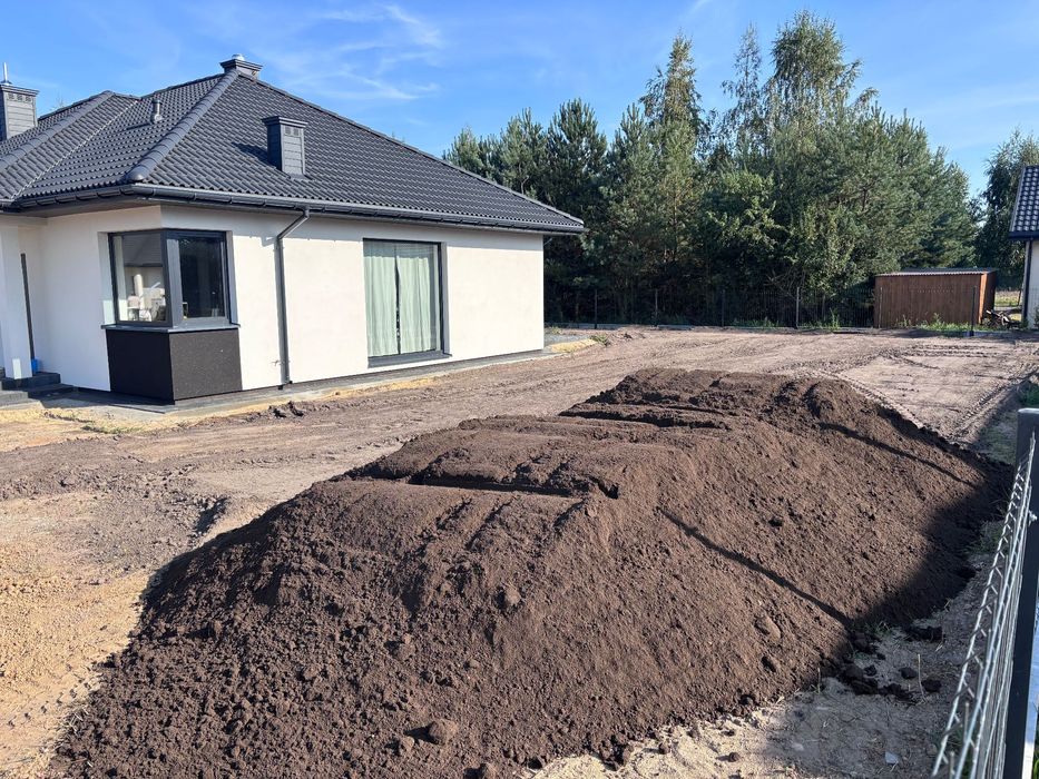 Czarnoziem, ziemia ogrodowa przesiana dostawa