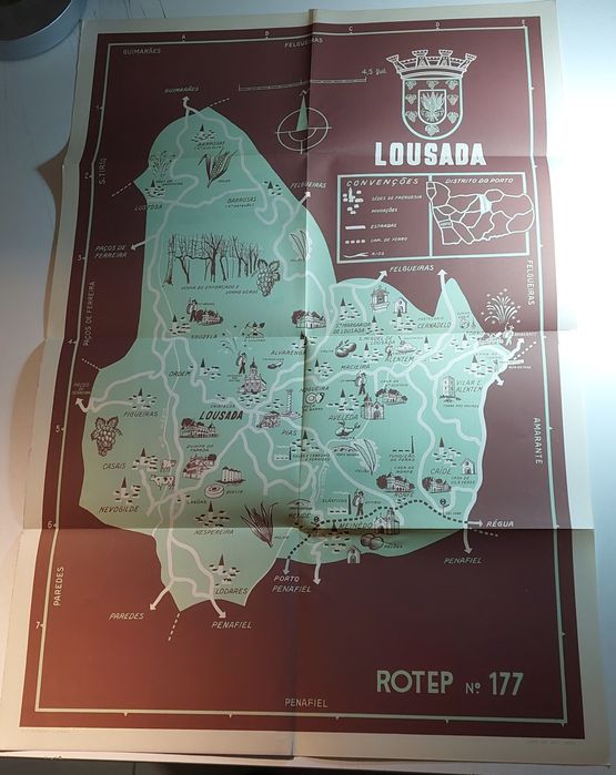 Louzada - Roteiro ROTEP | Incluí Mapa Desdobrável