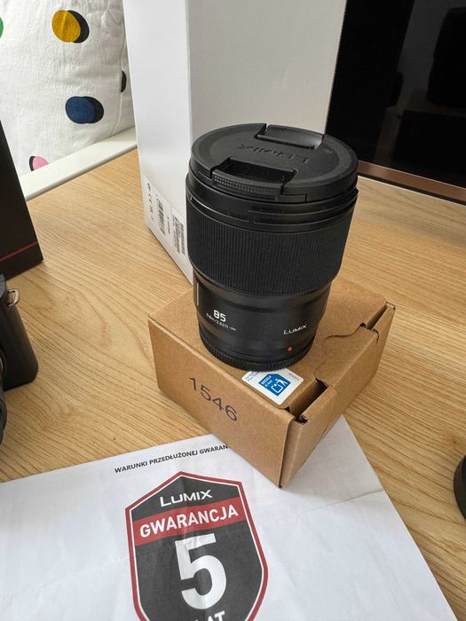 Lumix S 85mm 1.8 GWARANCJA DO 2030 stan jak nowy