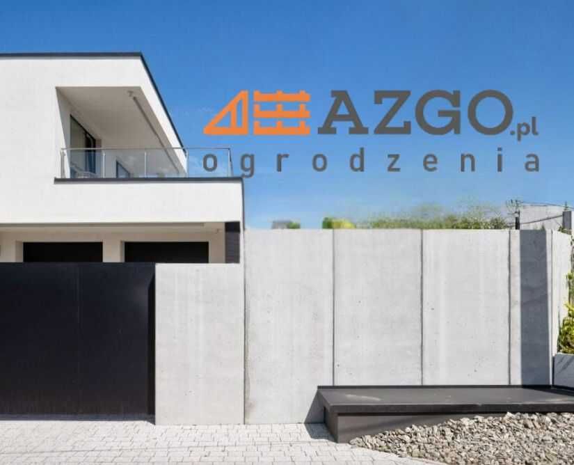 Mur betonowy L-ki betonowe 2m 1m oporowy ogrodzenie od ręki Białystok