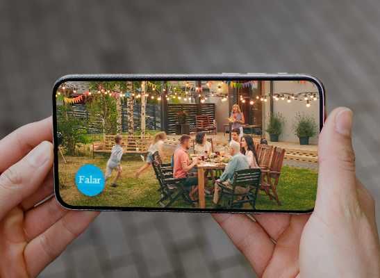 Câmara de Vigilância WiFi Sem Fios | Bateria Longa Duração|Alexa NOVO