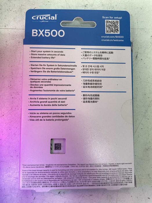 SSD накопитель Crucial BX500 240 GB Micron SATA rev. 3.0
