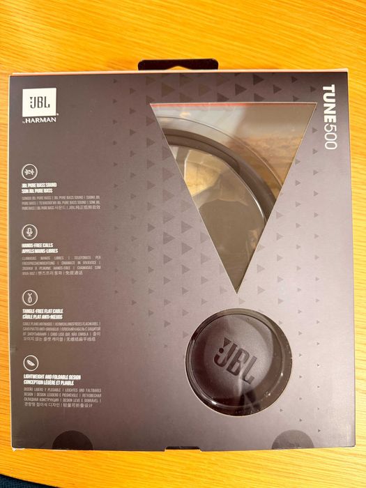 Auscultadores JBL Tune 500 - Preto