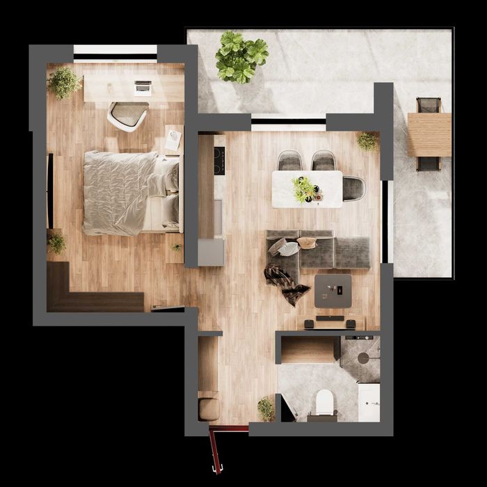 Квартири біля санаторію "Квітка Полонини" - ЖК "Kvitka Residence"