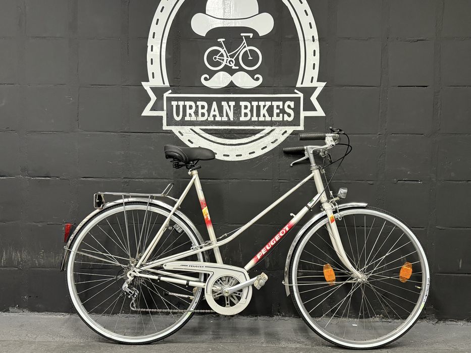 Rower miejski dwururka Peugeot Lekki 6 biegów 60 cm Urban Bikes