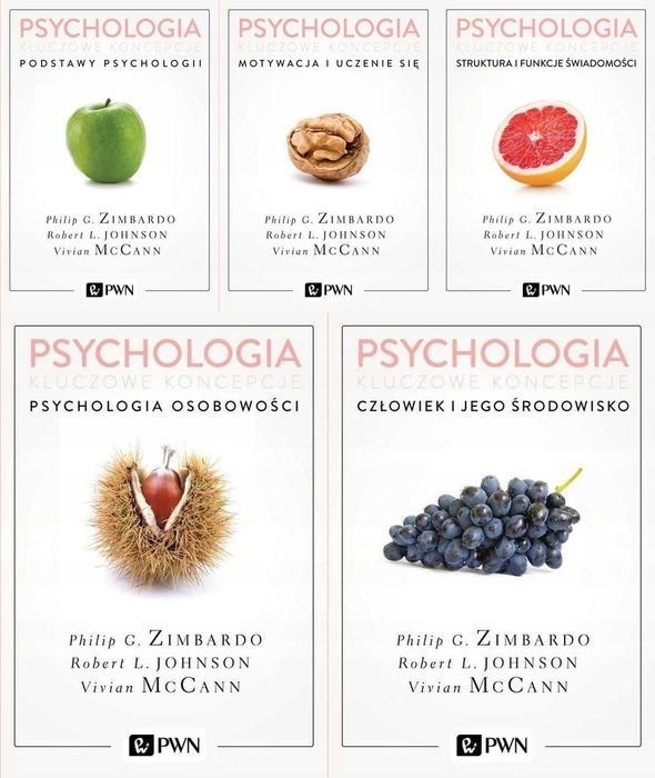 Psychologia Kluczowe Koncepcje Tom 1-5 Komplet /nowe