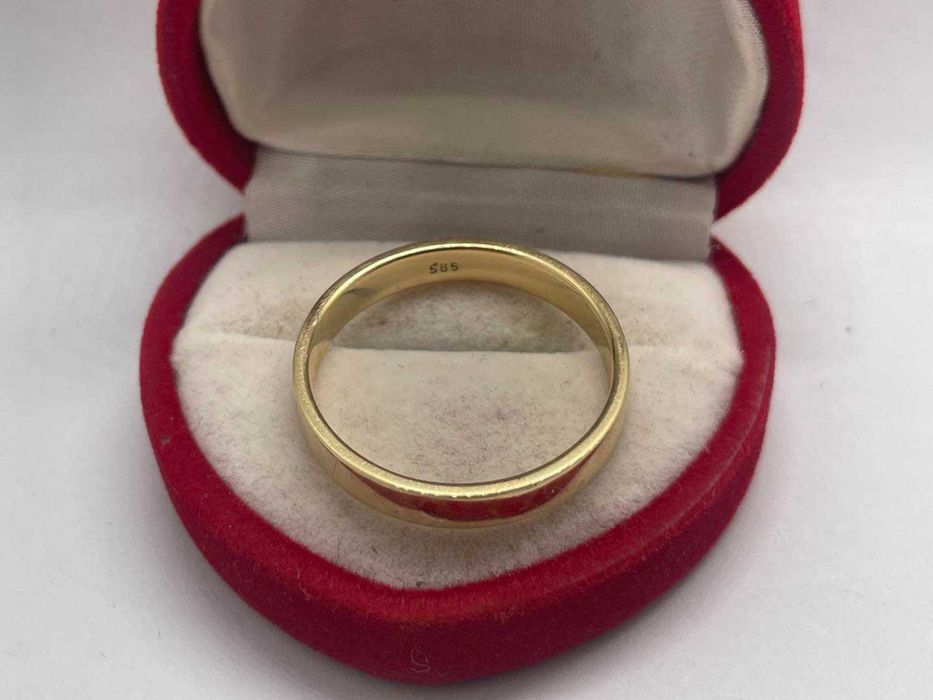 Złota Obrączka pr.585 4,8g r.28