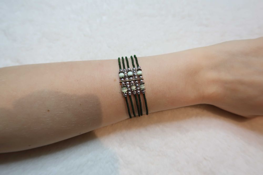 Bransoletka koraliki handmade boho etno retro aesthetic casual 29