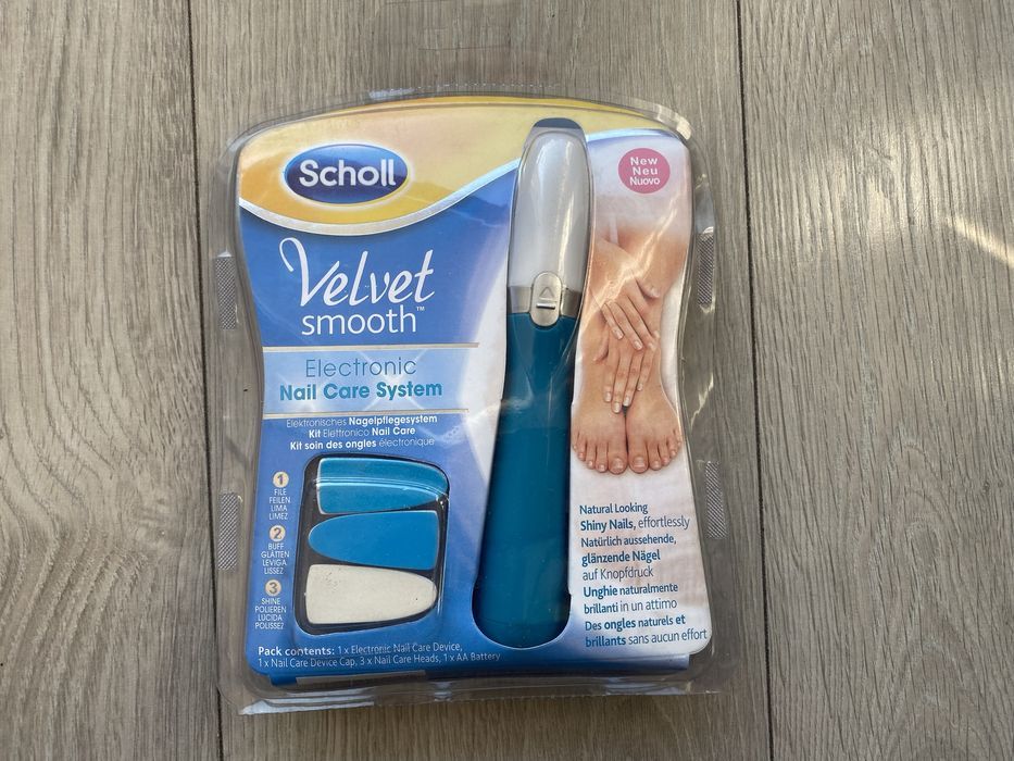 Nowy Elektryczny Pilnik do paznokci Scholl Velvet Smooth Okazja
