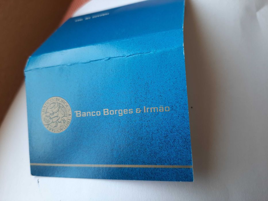 Blocos notas Banco Borges Irmao.Caixas de fosforos Banco Borges  .