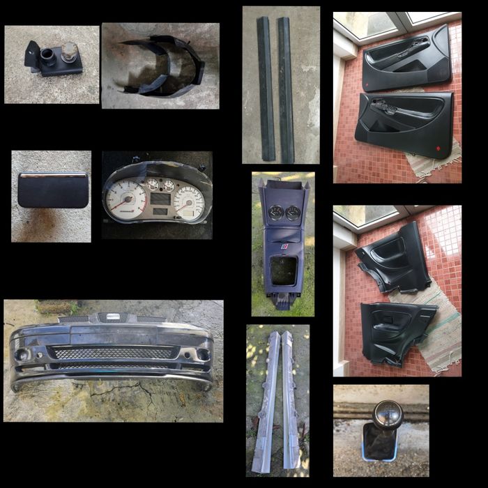 Quartelas Para choques Embaladeiras Cavas roda Quadrante Fecho Cavas rodas - Seat Cupra 6k2