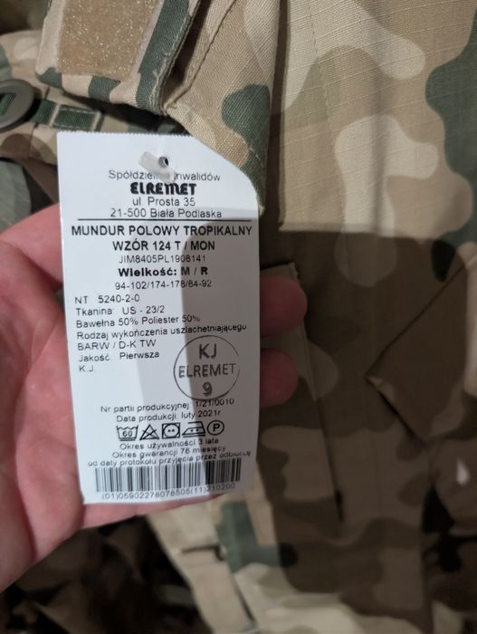 Mundur pustynny M/R prawie nie używane