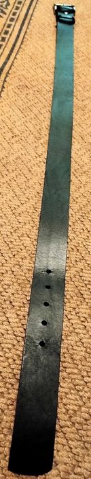 Cinto Pele Preto 1,10mts Unisexo