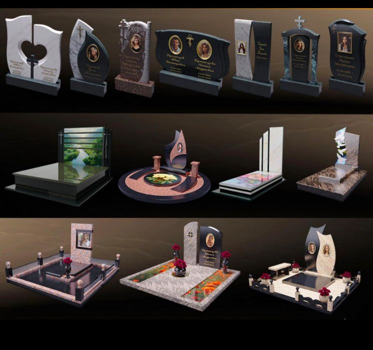 Памятники! Виготовлення та встановлення!!