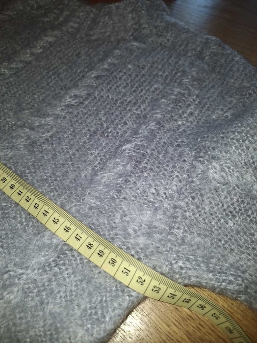 Sweter szary jak moher roz 40