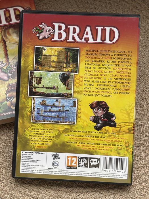 Braid – gra PC DVD – Polska wersja językowa