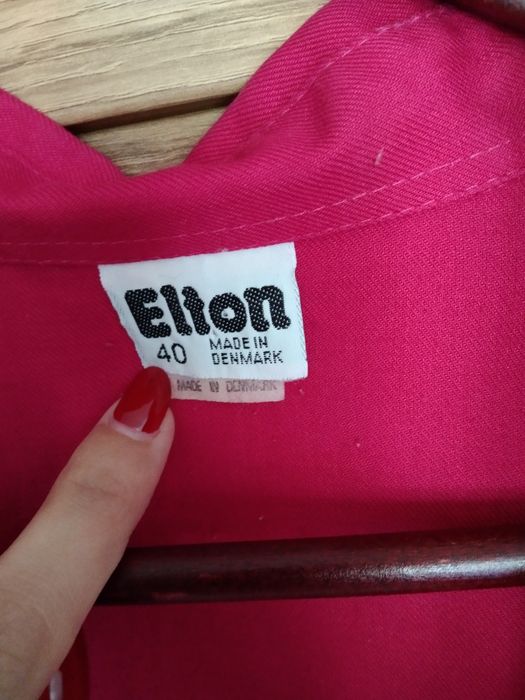 Różowa koszula Elton długi rękaw