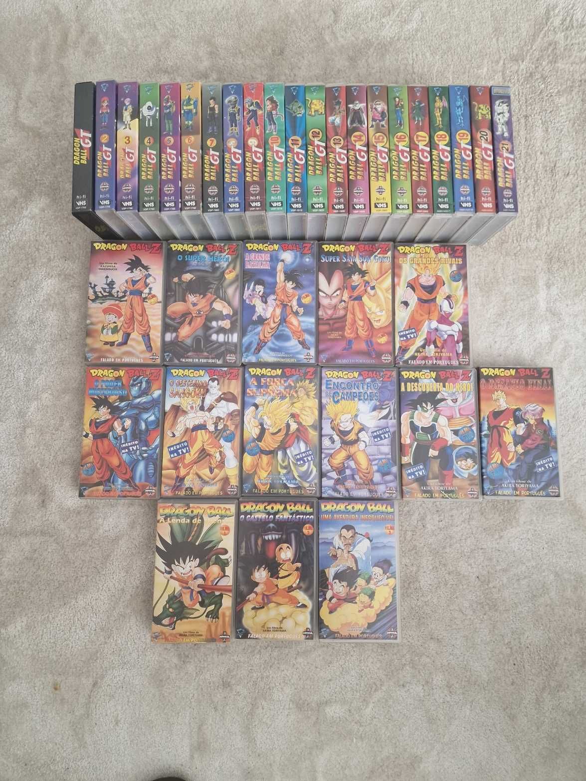 Dragon Ball Coleção completa VHS-PT Ribeira • OLX Portugal