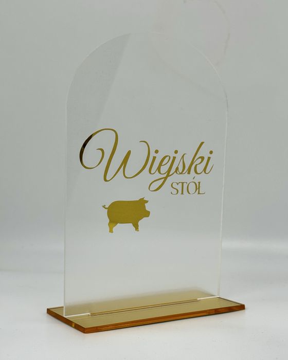 Zestaw tablczek na stoly weselne