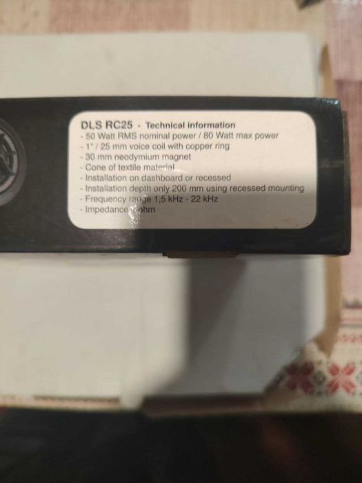Вч динаміки твіттери DLS rc25