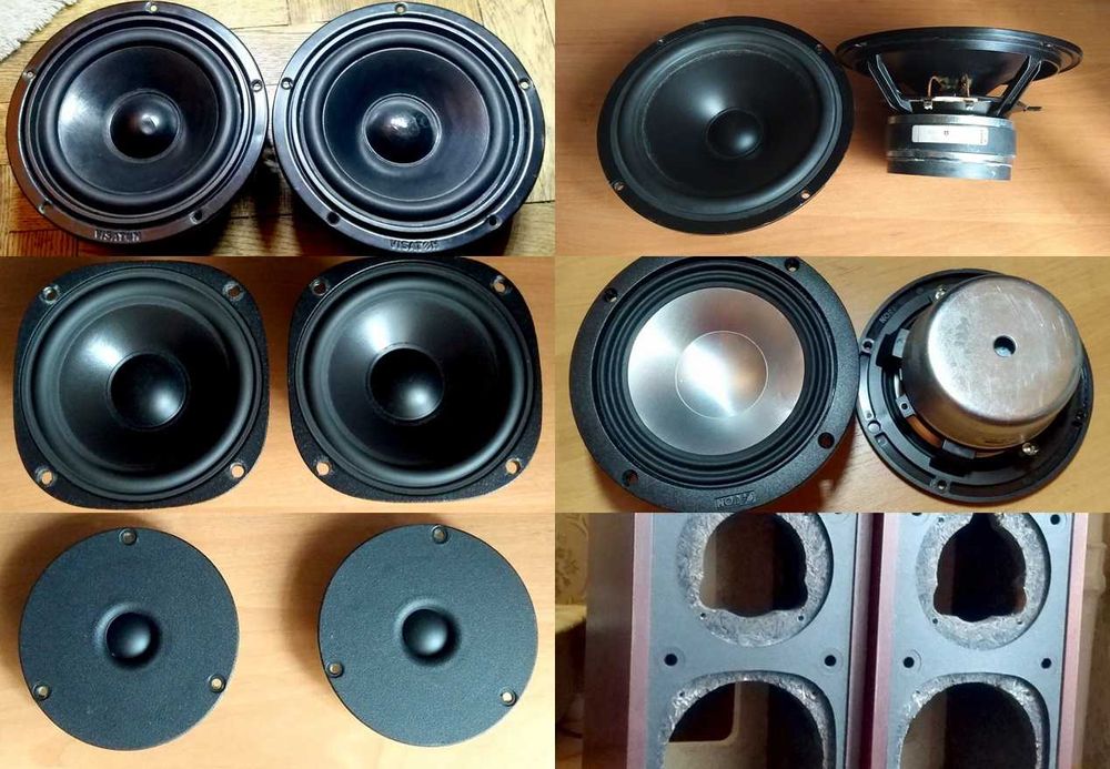 Динамики НЧ/СЧ/ВЧ —— Seas Vifa P11 / P17