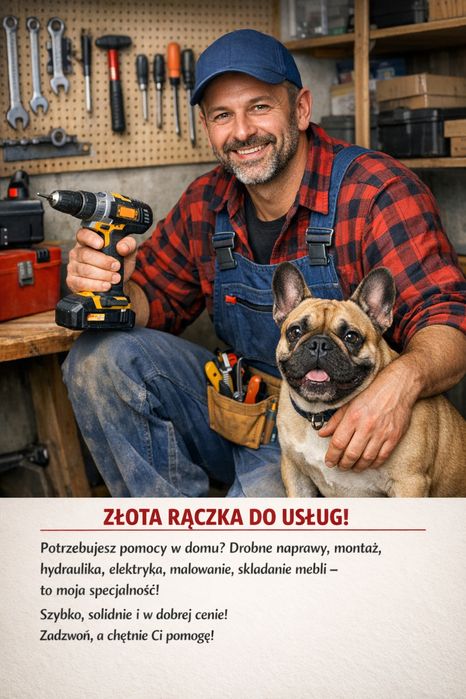 Złota rączka – szybkie i solidne naprawy w Twoim domu!