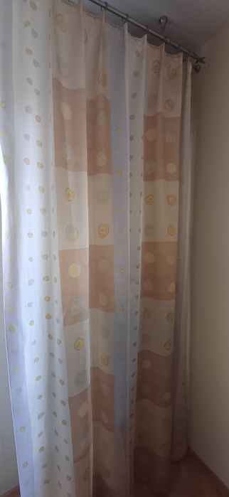 Zasłonka na okno zestaw 2 szt 240 cm