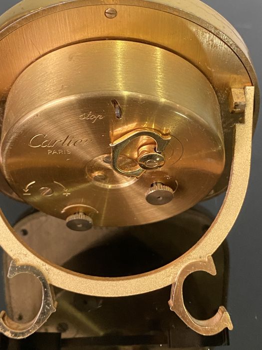 Relogio de Viagem CARTIER Dourado 7504