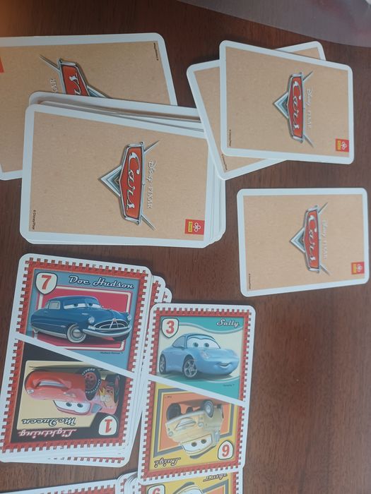Karty do gry domino Cars + autko