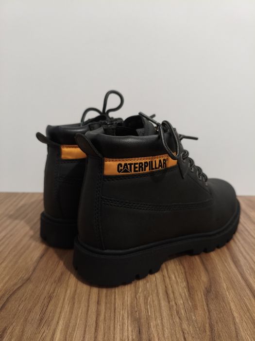 Buty Caterpillar trzewiki młodzieżowe czarne r. 34 21,5 cm