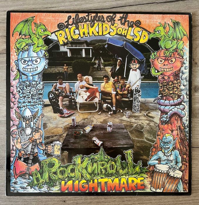 RKL - Rich Kids on LSD – Rock N Roll Nightmare LP Alchemy Records VM 104, 1987
