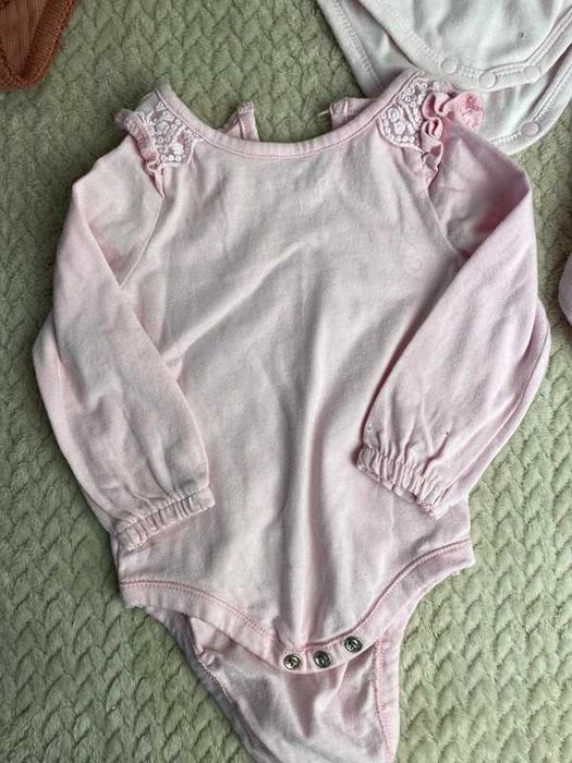 5-pak body z długim rękawem 68 paka ubrań zestaw