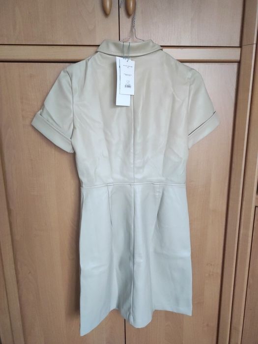 Платье кожзам кожаное