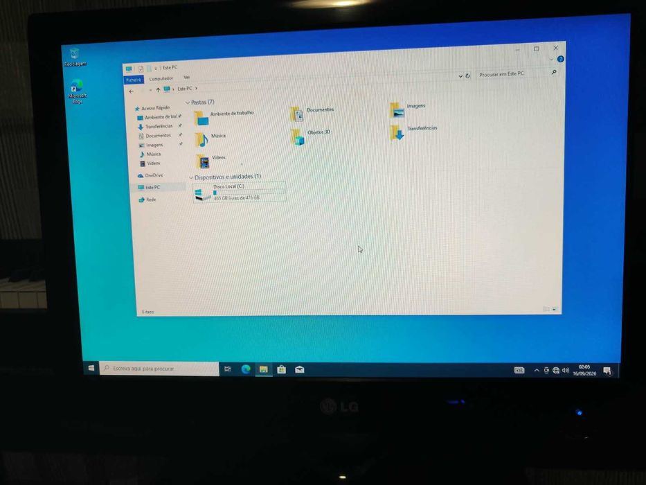 PC de Secretária HP EliteDesk 800 G3 SFF — Windows 10 Pro, SSD 480 GB