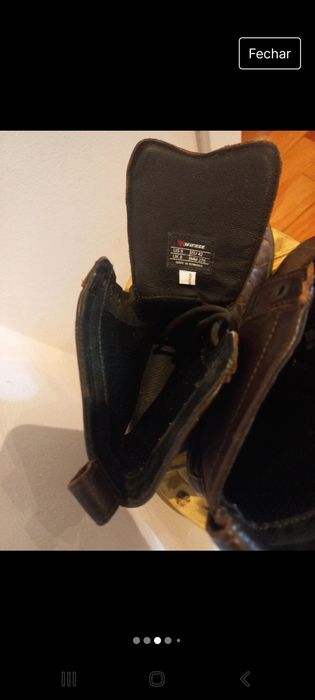 Botas Motard Dainese em pele N°42