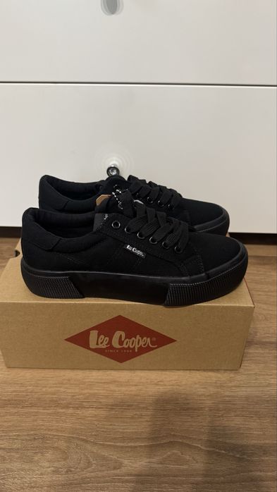 Lee Cooper trampki damskie czarne roz. 38 - 24 cm