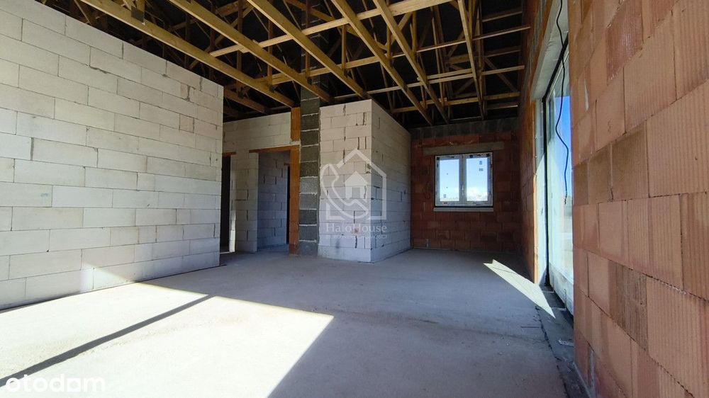Dom parterowy |W trakcie budowy | Bliźniak 105 m2