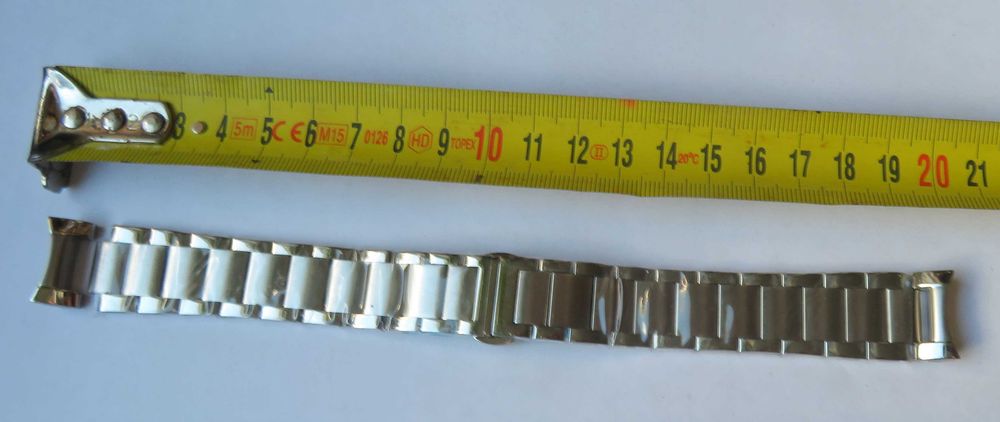 bransoleta stalowa  20 mm z maskownicami