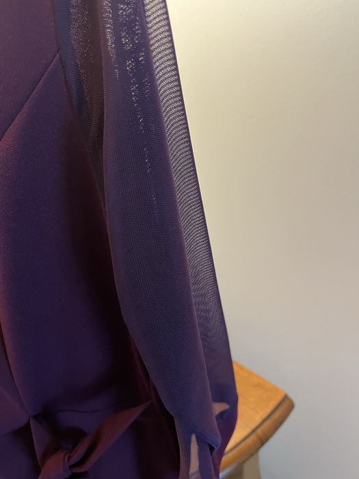 Sukienka wieczorowa śliwka