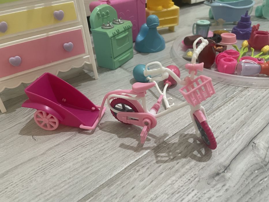 Mebelki dla lalek barbie zestaw
