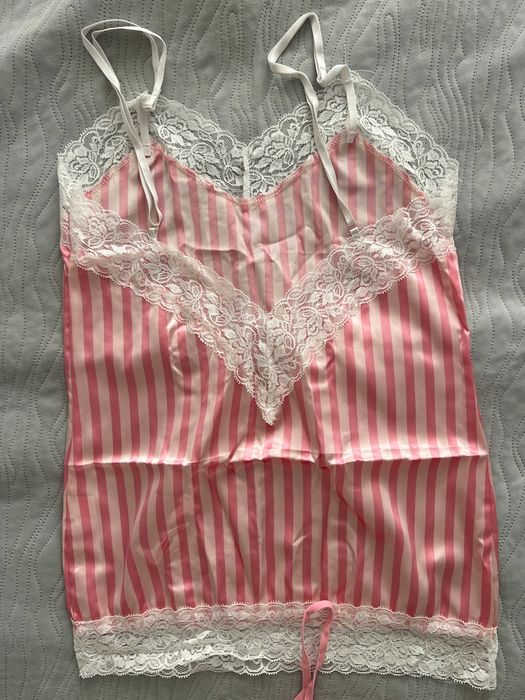 Halka koszula nocna koronka pijama XS S