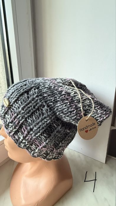 Czapka handmade wiosna