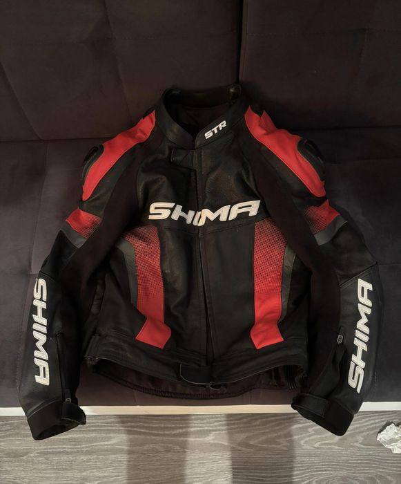 Kurtka skórzana motocyklowa