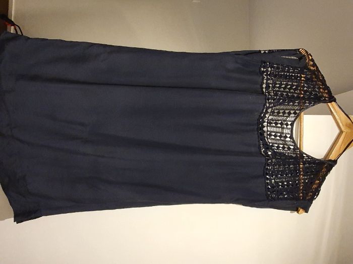 vestido Gupira azul Massimo Dutti