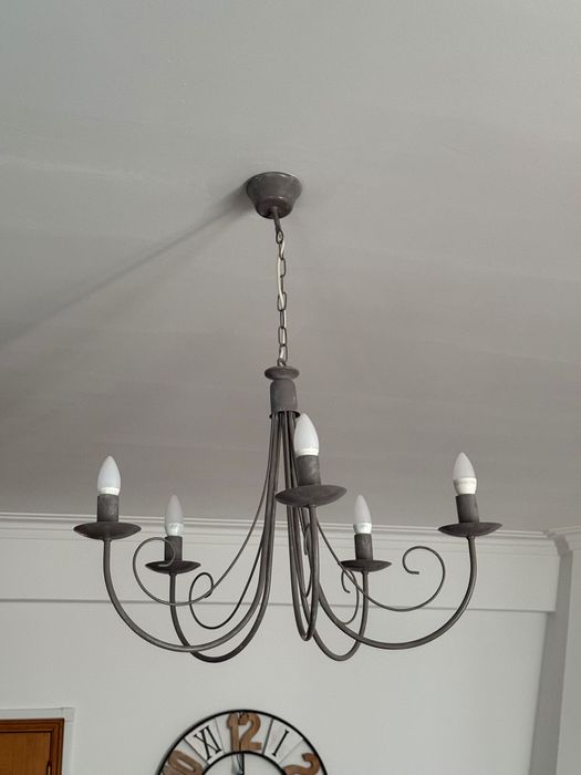 Candeeiro de 5 lampadas