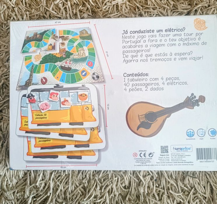 Jogo de tabuleiro educativo para conhecer Portugal