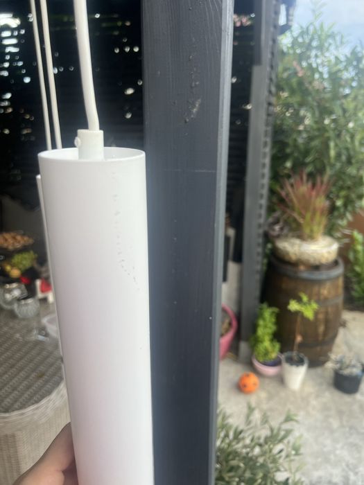 Lampa sufitowa biała