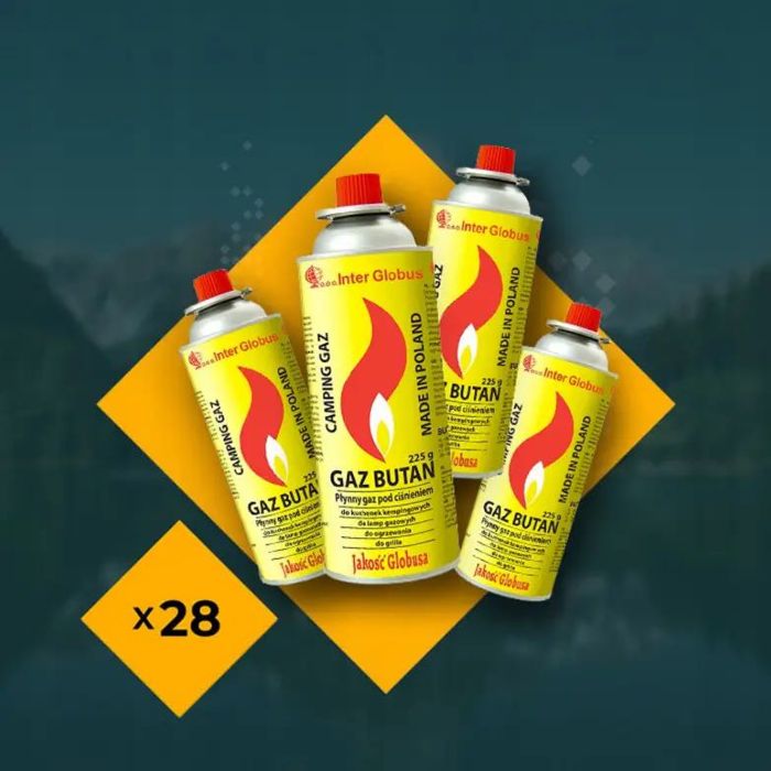 Газовый баллон 227 г | Без света | Для плиты и горелки