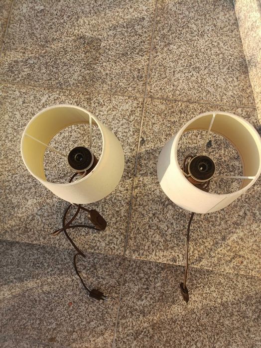 Candeeiros de mesinha de cabeceira